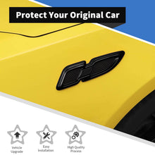 For 2007+ Jeep Wrangler JK JKU JL JLU JT & Renegade Front Hood Air Vent Outlet Fender Trim Cover RT-TCZ
