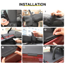 For 2007-2018 Jeep Wrangler JK 2-Door Version Rear Trunk Seat Soft Bikini Isolation Cover Kit (2 pcs) RT-TCZ