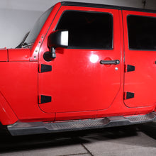 For 2007-2018 Jeep Wrangler JK 4-Door US Flag Door Hinge Cover Trim（8 pcs） RT-TCZ