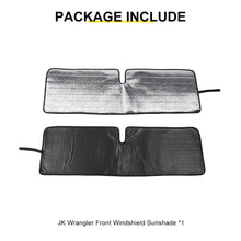 For Jeep Wrangler JK TJ Front Windshield Sunshade Sun Shade Heat Shield Sun Visor Mat RT-TCZ