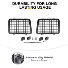 For 2018+ Jeep Wrangler JL 4-Door Version Exterior Rear Window Glass Armor Protector Cover Accessories (2 pcs)
