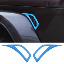 For 2018+ Jeep Wrangler JL & Gladiator JT Side Wheel Eyebrow Air Vent Outlet Cover Trim RT-TCZ