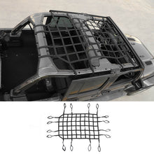 For 2018+ Jeep Wrangler JL Car Roof Hammock Cargo Net Weaving Mesh Luggage Net Accessories RT-TCZ