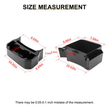 For 2018+ Jeep Wrangler JL & Gladitor JT Interior Rear Cup Holder Storage Box Organizer (2 pcs) RT-TCZ
