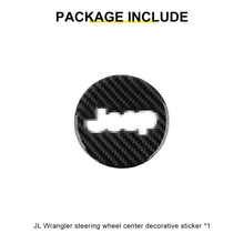 For 2018+ Jeep Wrangler JL & Gladiator JT Interior Steering Wheel Center Trim Cover RT-TCZ