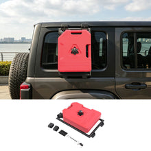 For 2018+ Jeep Wrangler JL Exterior Car Rear Window Mount Climbing Ladder Water/Gal Tank Accessories RT-TCZ