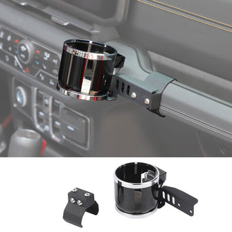 RT-TCZ For 2024+ Jeep Wrangler JL & Gladiator JT Co-pilot Handle Water Cup Holder Stand Bracket Accessories