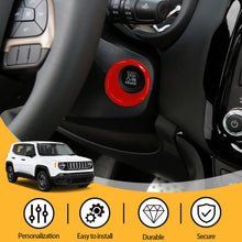 For 2016+ Jeep Renegade 12pcs Interior Decor Dash Panel & Console Trim Cover RT-TCZ