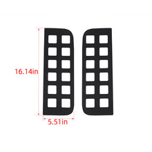 For 2018+ Jeep Wrangler JLU & Gladiator JT Rear Window Glass Cover Trim 4Door RT-TCZ