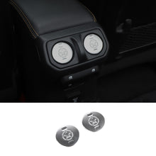 For 2018+ Jeep Wrangler JL / Gladiator JT 2 x Armrest Box Rear Air Vent Trim Aluminum Alloy RT-TCZ