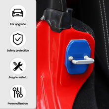 For 2007-2017 Jeep Wrangler JK 2Door Interior Door Lock Cover Protection Trim RT-TCZ