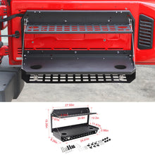 For 2007+ Jeep Wrangler JK JL Trunk Foldable Rear Door Tailgate Table Storage Cargo Shelf RT-TCZ