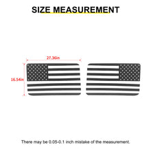For 2011-2018 Wrangler JK Rear Window Sticker Trim US Flag Decal（2 pcs） RT-TCZ