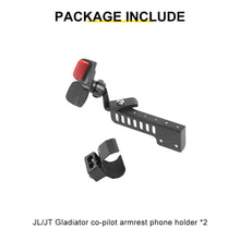 For 2018-2023 Jeep Wrangler JL & Gladiator JT Passenger Side Grab Bar Phone Holder Bracket（2 pcs） RT-TCZ