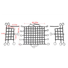 For 2007-2017 Jeep Wrangler JK Roof & Side Cargo Luggage Rack Net 2Door RT-TCZ