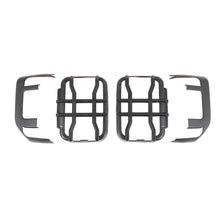 For 2018+ Jeep Gladiator JT Exterior LED Rear Tail Light Guards Cover Trim (4 pcs)