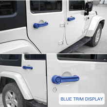 For 2007-2018 Jeep Wrangler JK 21 x Door Handle Hinge Cover Hood Rubber Head Cap Trim Cover Kit RT-TCZ