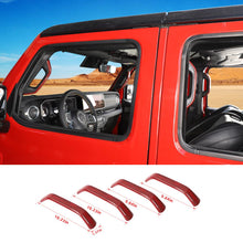 For 2024+ Jeep Wrangler JL/Gladiator JT A&B Pillar Grab Handles Cover Trim RT-TCZ