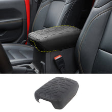 For 2018+ Jeep Wrangler JL JLU/JT Center Console Armrest Box Pad Cover Crack Pattern Surface Waterproof Rubber Anti Scratches