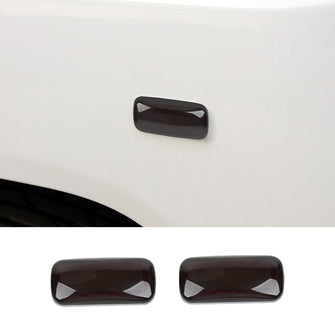 For Jeep Patriot/Compass 2008-2016/Grand Cherokee 2011-2020 LED Side Marker Turn Signal Lights Trim Blackened
