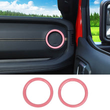 For 2024+ Jeep Wrangler JL & Gladiator JT Instrument Panel Air Conditioning Vent Trim Ring 2PCS Style A RT-TCZ