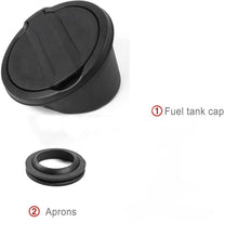 For 2018+ Jeep Wrangler JL Gas Tank Cap Aluminum Fuel Filler Door Cover Not FIT 4XE RT-TCZ