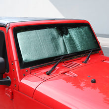 For Jeep Wrangler JK TJ Front Windshield Sunshade Sun Shade Heat Shield Sun Visor Mat RT-TCZ