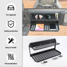 For 2007+ Jeep Wrangler JK JL Foldable Tail Rear Door Tailgate Table Storage Cargo Shelf RT-TCZ