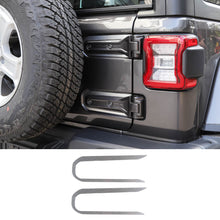 For 2018+ Jeep Wrangler JL JLU Aluminum Tailgate Hinge U-shaped Decorative Strip Cover Trim RT-TCZ