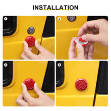 For Jeep Wrangler JK JL JT TJ Exterior Car Door Key Jack Socket Trim Cover (3 pcs) RT-TCZ