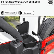 For 2011-2018 Jeep Wrangler JKU 4 Door Rear Trunk Side Storage Bag Pockets Box RT-TCZ