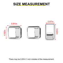 For 1997-2006 Jeep Wrangler TJ Exterior Car Rear Door Bowl Handle Cover Trim (3 pcs) RT-TCZ