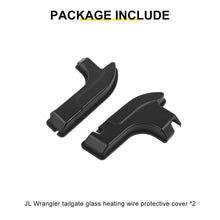 For 2018+ Jeep Wrangler JL Tailgate Rear Door Heating Wire Cable Cover (2 pcs) RT-TCZ