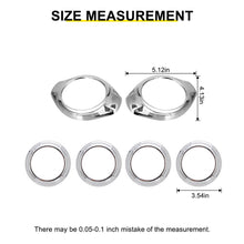 For 2015-2018 Jeep Wrangler JK A-pillar Horn Air Conditioning Vent Trim Ring Kit (6 pcs) RT-TCZ