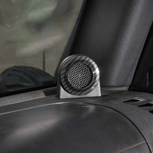 For 2007-2014 Jeep Wrangler JK JKU A-Pillar Speaker Decoration Ring Cover Trim RT-TCZ