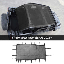 For 2007-2017 Jeep Wrangler JK Leather Roof Mesh Convertible Soft Top 4-Door Accessories RT-TCZ