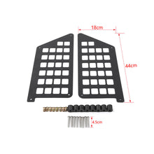 For 2007-2010 Jeep Wrangler JKU 4 Door Aluminum Car Rear Door Storage Rack Shelf Rear Racks RT-TCZ