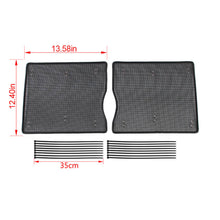 For 2018+ Jeep Wrangler JL JLU & Gladiator JT Iron Front Grille Insect Nets Mesh Cover RT-TCZ