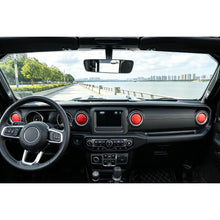 For 2018+ Jeep Wrangler JL / Gladiator JT 6 x Dashboard & Armrest Box Air Condition Vent Cover Trim RT-TCZ