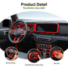 For 2024+ Jeep Wrangler JL & Gladiator JT Wheel Interior Console Dashboard Cover Trim Kit (11 pcs) RT-TCZ