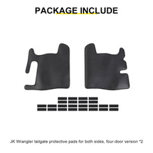 For 2007-2018 Jeep Wrangler JKU 4 Door Rear Trunk Side Protection Pad Cover（2 pcs） RT-TCZ