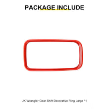 For 2011-2018 Jeep Wrangler JK Interior Gear Shift Panel Cover Trim Frame Ring RT-TCZ