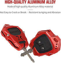 For Jeep Wrangler JK JKU 07-2017/Compass 08-16 / Patriot 11-16 Key Fob Cover Case Shell Protection Aluminum Alloy