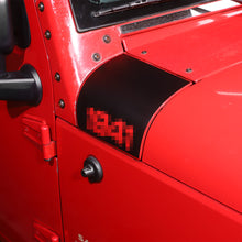 For 2007-2018 Jeep Wrangler JK Front Engine Hood Vinyl Decal Wrap Corner Sticker（2 pcs） RT-TCZ
