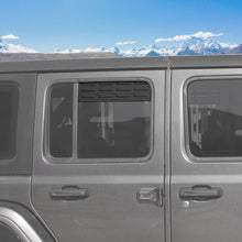 For 2018+ Jeep Wrangler JL 4Door Rear Door Window Louver Air Vent Panel Trim Cover RT-TCZ