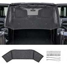 For 2018+ Jeep Wrangler JL 4-Door Trunk Sunshade Mesh Insulation Net Cover Anti-UV RT-TCZ