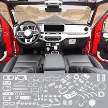 For 2024+ Jeep Wrangler JL 99 x Interior Full Set Decoration Cover Trim Kit White RT-TCZ