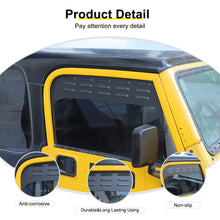 For 1997-2006 Jeep Wrangler TJ Front Door Window Louver Air Vent Panel Cover Trim (2 pcs) RT-TCZ