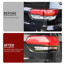 For 2014-2017 Jeep Grand Cherokee 6 x Tail Lamp Fog Light Cover Trim Kit Set RT-TCZ
