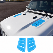 For 2018+ Jeep Wrangler JL & Gladiator JT Rubicon Hood Vents Cover Trim RT-TCZ